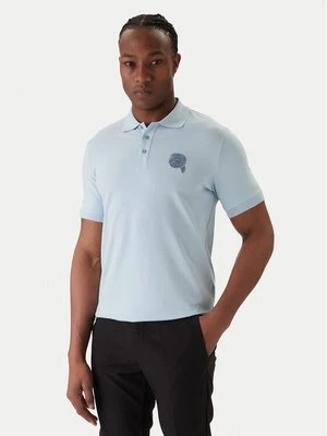 Obrázek produktu KARL LAGERFELD Polokošile 745022 561235 Světle modrá Regular Fit