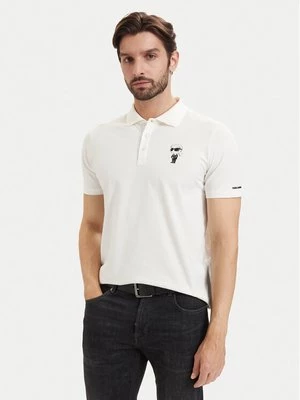 Obrázek produktu KARL LAGERFELD Polokošile 745024 563221 Bílá Regular Fit