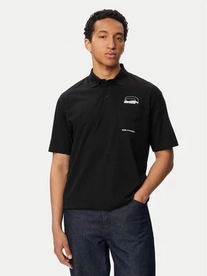 Obrázek produktu KARL LAGERFELD Polokošile 745127 561225 Černá Regular Fit