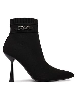 Obrázek produktu KARL LAGERFELD Polokozačky Pandara KL31346A Černá