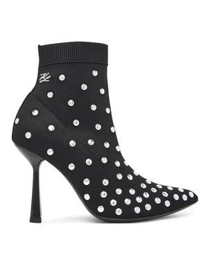 Obrázek produktu KARL LAGERFELD Polokozačky Pandara KL31367 Černá