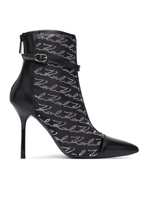 Obrázek produktu KARL LAGERFELD Polokozačky Sarabande KL30976 Černá
