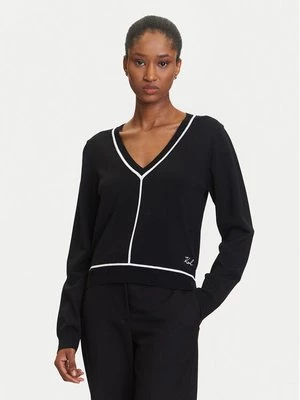 Obrázek produktu KARL LAGERFELD Svetr A3W18023 Černá Regular Fit