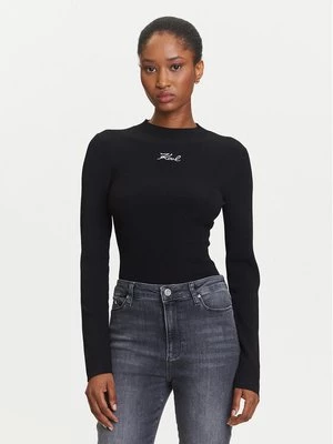 Obrázek produktu KARL LAGERFELD Svetr A3W18025 Černá Slim Fit