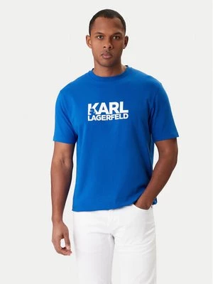 Obrázek produktu KARL LAGERFELD T-Shirt 755780 561235 Modrá Regular Fit