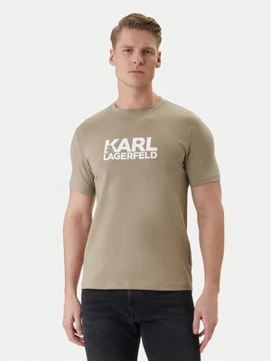 Obrázek produktu KARL LAGERFELD T-Shirt 755780 562235 Khaki Regular Fit