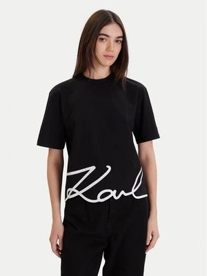 Obrázek produktu KARL LAGERFELD T-Shirt A1W17013 Černá Relaxed Fit