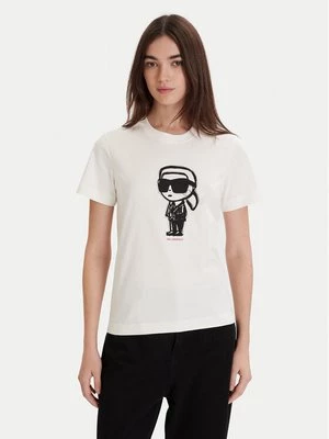 Obrázek produktu KARL LAGERFELD T-Shirt A1W17126 Écru Regular Fit