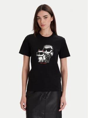 Obrázek produktu KARL LAGERFELD T-Shirt A1W17129 Černá Regular Fit