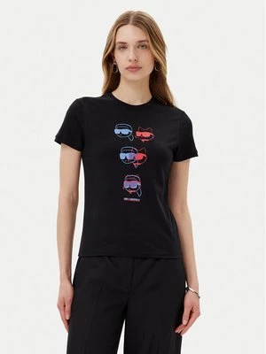 Obrázek produktu KARL LAGERFELD T-Shirt A2W17112 Černá Regular Fit