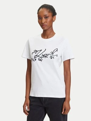 Obrázek produktu KARL LAGERFELD T-Shirt A3W17018 Bílá Regular Fit
