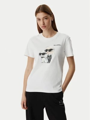 Obrázek produktu KARL LAGERFELD T-Shirt A3W17077 Bílá Regular Fit