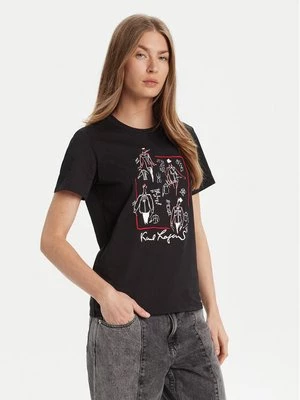 Obrázek produktu KARL LAGERFELD T-Shirt A3W17099 Černá Regular Fit