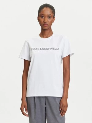 Obrázek produktu KARL LAGERFELD T-Shirt A3W17102 Bílá Regular Fit