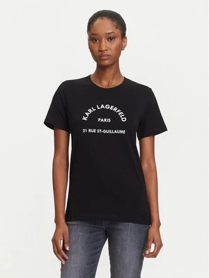 Obrázek produktu KARL LAGERFELD T-Shirt A3W17105 Černá Regular Fit