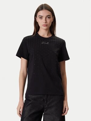 Obrázek produktu KARL LAGERFELD T-Shirt A4W17050 Černá Regular Fit