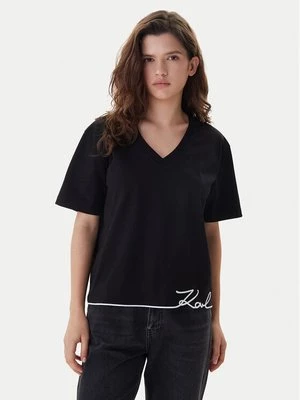 Obrázek produktu KARL LAGERFELD T-Shirt B1W17031 Černá Relaxed Fit