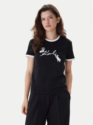 Obrázek produktu KARL LAGERFELD T-Shirt B1W17040 Černá Slim Fit