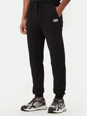 Obrázek produktu KARL LAGERFELD Teplákové kalhoty 705782 562917 Černá Regular Fit