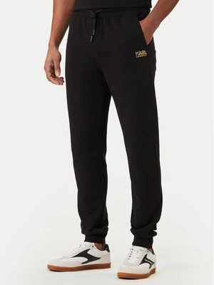Obrázek produktu KARL LAGERFELD Teplákové kalhoty 705782 562917 Černá Regular Fit