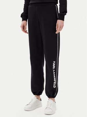 Obrázek produktu KARL LAGERFELD Teplákové kalhoty A2W10149 Černá Regular Fit
