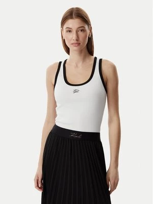 Obrázek produktu KARL LAGERFELD Top B2W17003 Bílá Slim Fit