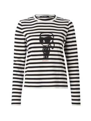 Obrázek produktu Karl Lagerfeld Tričko 'IKON'  černá / bílá
