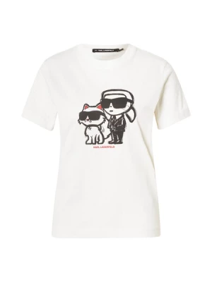 Obrázek produktu Karl Lagerfeld Tričko  krémová / červená / černá