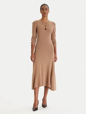 Obrázek produktu KARL LAGERFELD Úpletové šaty B1W13003 Béžová Regular Fit