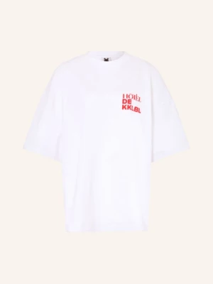 Obrázek produktu Karo Kauer Oversized Tričko bílá / červená