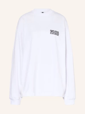 Obrázek produktu Karo Kauer Oversized Tričko S Dlouhým Rukávem bílá / černá