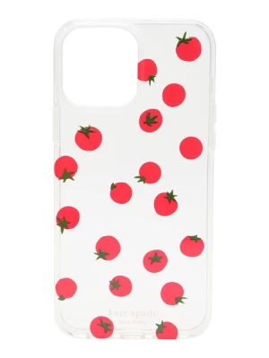 Obrázek produktu Kate Spade Pouzdro na smartphone 'Roma Tomato Iphone 13 Pro Max Case' zelená / červená / průhledná / bílá