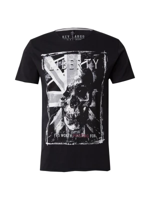 Obrázek produktu Key Largo Tričko 'Liberty'  šedá / černá / bílá