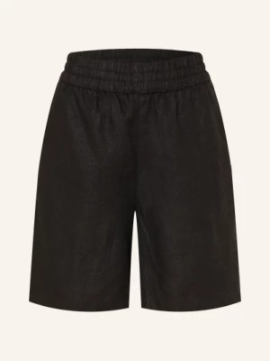 Obrázek produktu Knowledgecotton Apparel Lněné Šortky Posey černá