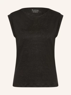 Obrázek produktu Knowledgecotton Apparel Lněný Top černá
