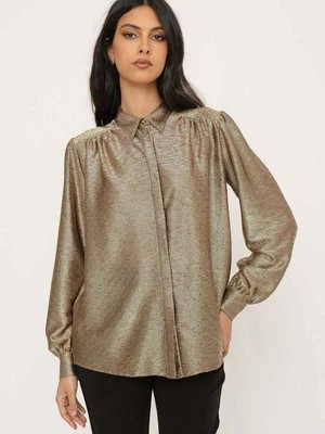 Obrázek produktu Košilová halenka Just Cavalli zlatá barva