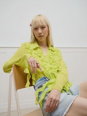 Obrázek produktu Košilová halenka Versace Jeans Couture žlutá