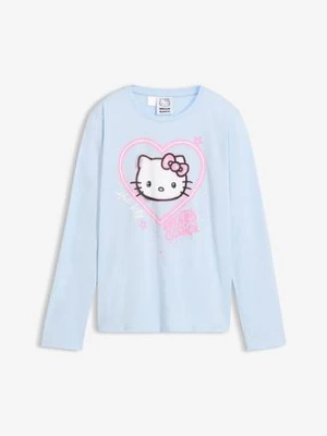 Obrázek produktu Koszulka z długim rękawem z motywem Hello Kitty, z czystej bawełny bonprix