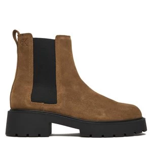 Obrázek produktu Kotníková obuv s elastickým prvkem Calvin Klein Jeans Chunky YW0YW02071 Béžová