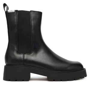 Obrázek produktu Kotníková obuv s elastickým prvkem Calvin Klein Jeans Combat Mid Chelsea Boot Hw Lth YW0YW01869 Černá