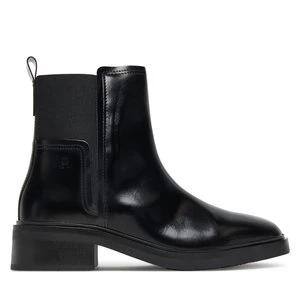 Obrázek produktu Kotníková obuv s elastickým prvkem Tommy Hilfiger Minimal Abrasivato FW0FW08764 Černá