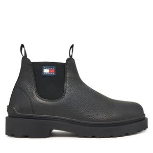 Obrázek produktu Kotníková obuv s elastickým prvkem Tommy Jeans Tjm Chelsea Leather Wl EM0EM01670 Černá
