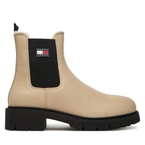 Obrázek produktu Kotníková obuv s elastickým prvkem Tommy Jeans Tjw Chelsea Boot Wl EN0EN02826 Écru
