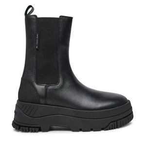 Obrázek produktu Kotníková obuv s elastickým prvkem Tommy Jeans Tjw Chelsea Flatform Boot EN0EN02597 Černá