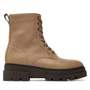 Obrázek produktu Kotníková obuv Tommy Hilfiger Bicolor Leather Lace-Up FW0FW08160 Béžová