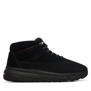 Obrázek produktu Kotníková obuv Tommy Hilfiger Hilfiger W Nbk Sde Hybrid Boot FM0FM05609 Černá