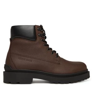 Obrázek produktu Kotníková obuv Tommy Jeans Tjm Lace Up Boot Leather EM0EM01629 Hnědá