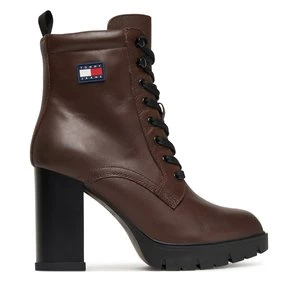 Obrázek produktu Kotníková obuv Tommy Jeans Tjw Lace Up EN0EN02832 Hnědá