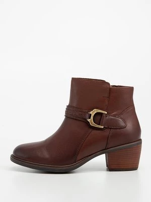 Obrázek produktu Kotníkové boty Clarks hnědá