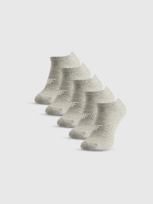 Obrázek produktu Kotníkové ponožky (5-pack) dámské - šedé 4F